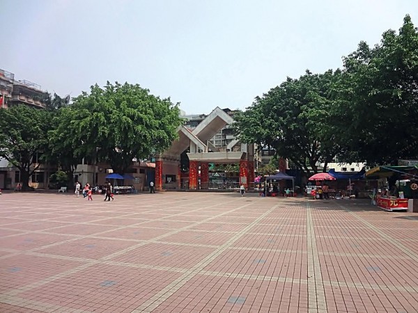 園林公園道路硬化地磚